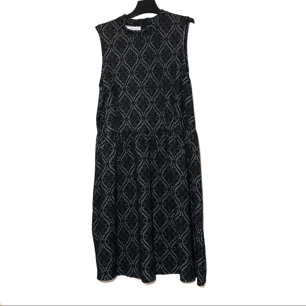 Maurices thick black and gray sleeveless dress